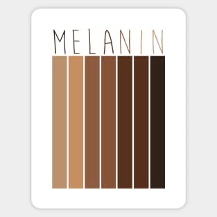 Melanin - Pretty Brown Skin Sticker